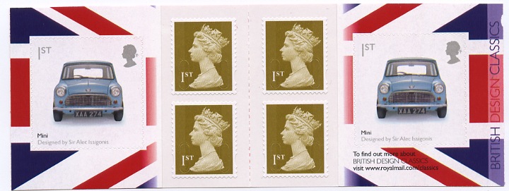 2009 GB - PM17 - 4 x 1st Gold (W) + 2 x Mini Car Bk 2